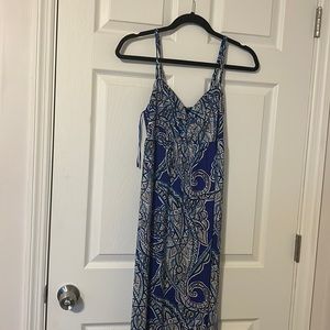 Blue maxi dress